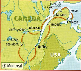 Circuit individuel (Autotour)  au Canada : Bons Becs du Qubec
