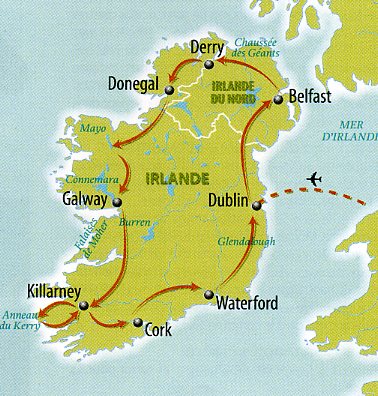Circuits accompagns en Irlande : Les deux Irlandes