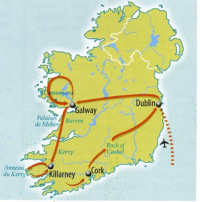 organisation voyage irlande